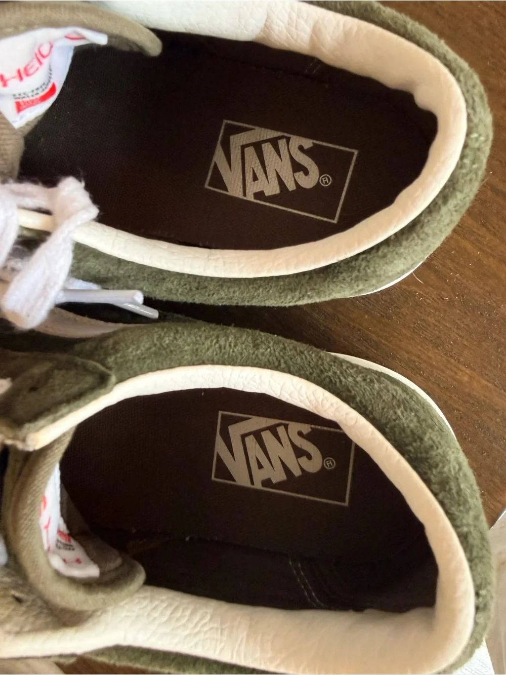 Vans Old Skool Olive Green Suede Sneakers women’s 9 men’s 7.5